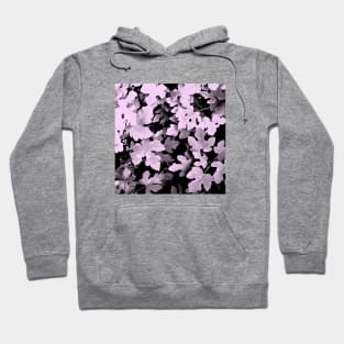 Fallen leaves,  purple, lilac, fall, autumn, leaves, pattern, leaf, botanical, xmas, christmas, spring, holidays, summer, tropical, Hoodie